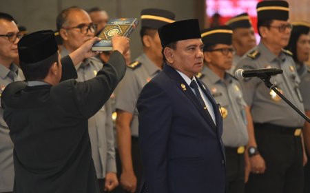 Dulu Berstatus Anggota Polri, Kini Sekjen Kemenkumham Dilantik Menjadi ASN
