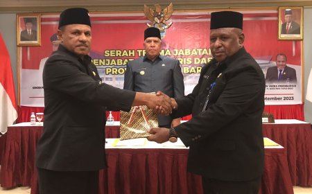 Sertijab Penjabat Sekda, Yacob Fonataba Siap Lanjutkan Tugas Dance Sangkek