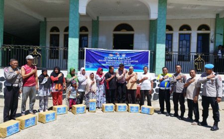 Hari Lalu Lintas Bhayangkara, Polresta Manokwari Kunjungi Rumah Ibadah