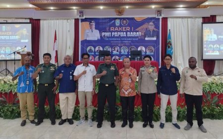 Raker I PWI Papua Barat, Menyusun Program Kerja Yang Baik, Efisien, dan Bermanfaat