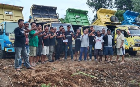 Komunitas Truk Manokwari Inisiasi Lahan Parkir Pemakaman Muslim Andai