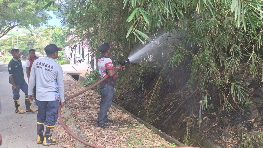 Sempat Membuat Panik, Damkar Papua Barat Berhasil Padamkan Kebakaran Lahan Kosong