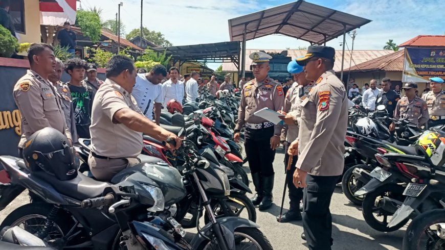 Dua Tindakan Tegas Kapolresta Soal Kelengkapan Kendaraan Anggotanya