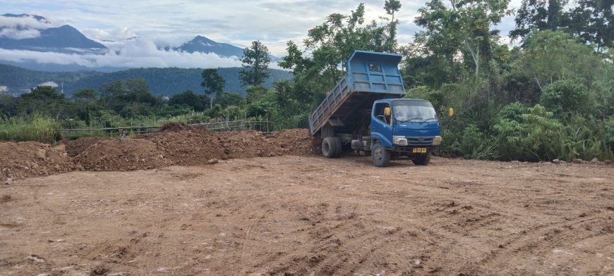 Komunitas Truk Manokwari Inisiasi Lahan Parkir Pemakaman Muslim Andai