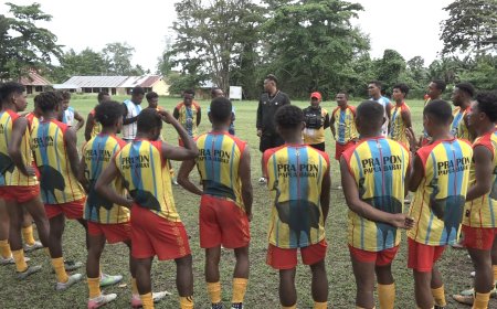 Masdra Nurriza Terget Tim Sepak Bola Putra Papua Barat Lolos Pra-PON