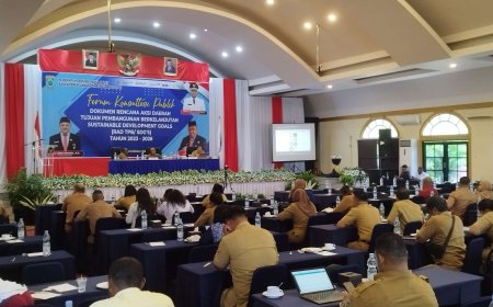 Gerak Cepat! Bappeda Gelar Konsultasi Publik Dokumen RAD SDGs Papua Barat 2023-2026