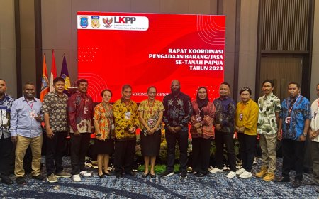Jemy Pigome: Kinerja Pengelolaan Barang dan Jasa Papua Barat Terus Membaik