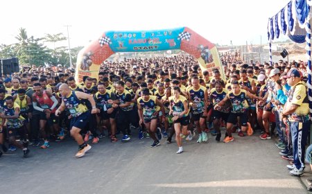 2.673 Pelari Berpartisipasi dalam 5K dan 10K Kasuari Open 2023