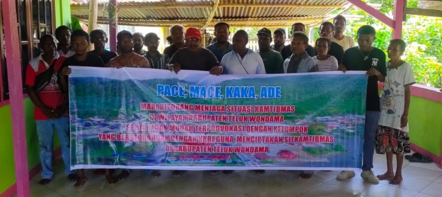 GMP Teluk Wondama Dukung Pemerintah dan Polri Jaga Kamtibmas