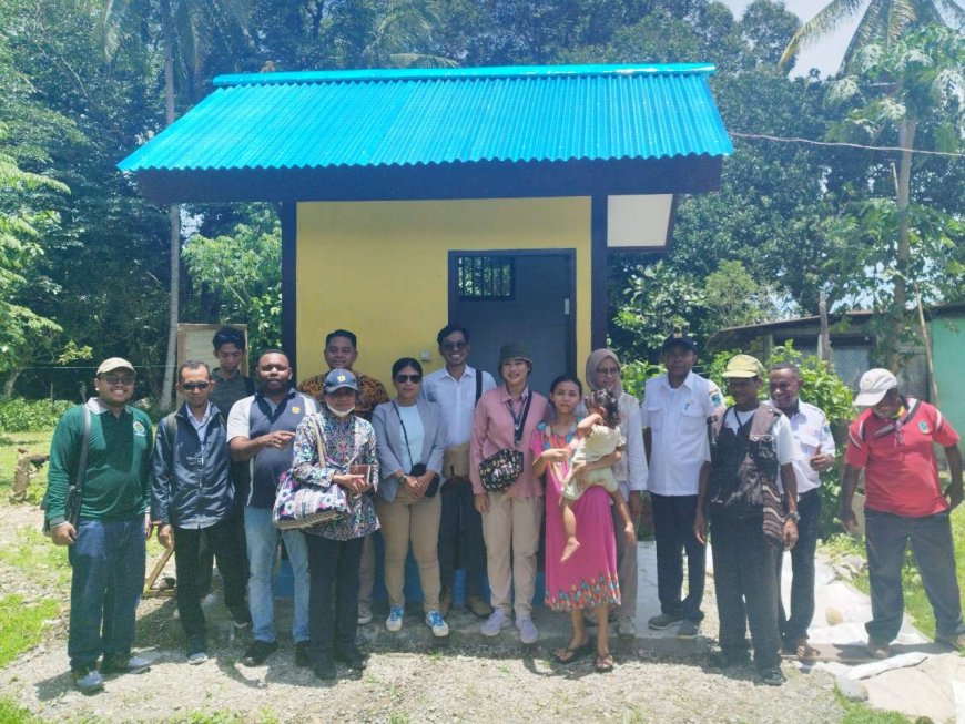 40 Cubluk di Kampung Wariori Lengkapi Sanitasi Sehat Masyarakat