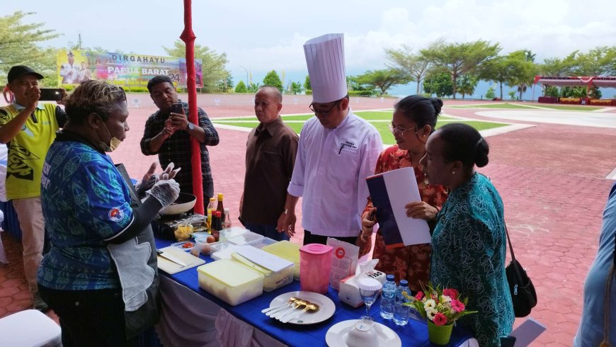 Pimpinan OPD Papua Barat Unjuk Kebolehan Masak Nasi Goreng