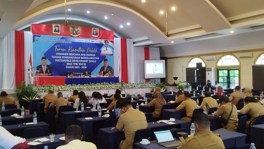 Gerak Cepat! Bappeda Gelar Konsultasi Publik Dokumen RAD SDGs Papua Barat 2023-2026