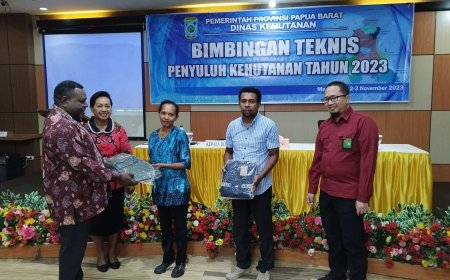 Dishut Papua Barat Gelar Bimtek Peningkatan Kapasitas Penyuluh Kehutanan