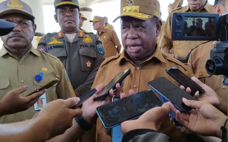 Pj Gubernur Ali Baham Tegas Serukan Kurangi Konsumsi Nasi