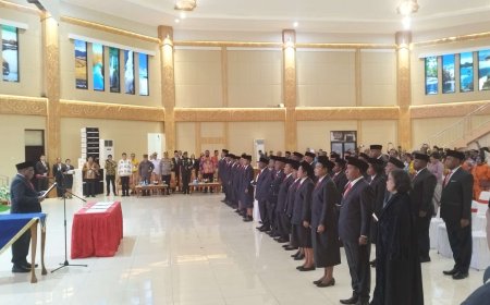 Hanya 29 Anggota MRPB Yang Dilantik Wamendagri Wempi Wetipo, Ini Daftarnya
