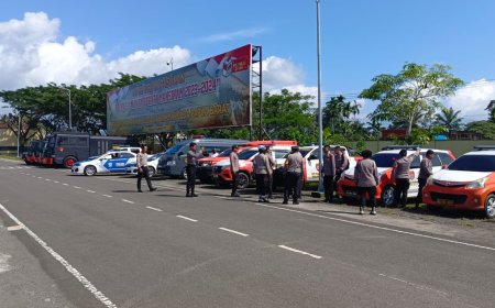 Sukseskan Pemilu 2024, Polda Papua Barat Siapkan 42 Unit Kendaraan Ops Mantap Brata
