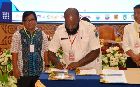 Rakornis UKPBJ, Penguatan Kinerja Pengadaan Barang Jasa di Papua Barat