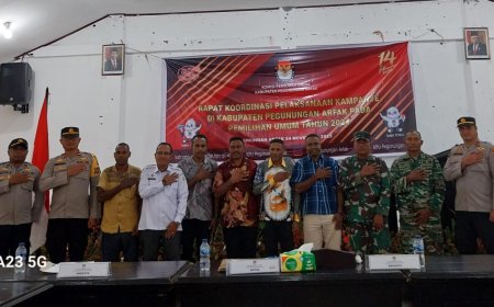 KPU Pegaf Tunggu Perbup Penetapan Lokasi Pemasangan Alat Peraga Kampanye