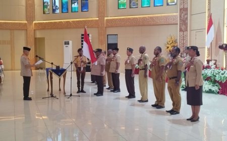 Ali Baham Temongmere Dilantik Sebagai Mabida Kwarda Gerakan Pramuka Papua Barat