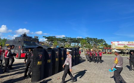 Amankan Pemilu, Polda Papua Barat Gelar Simulasi Sispamkota