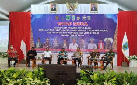 Perdana, Pj Gubernur Ali Baham Tatap Muka Bersama Elemen Tokoh Masyarakat