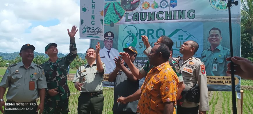 Polbangtan Manokwari Launching Sinergitas Bangun Kampung