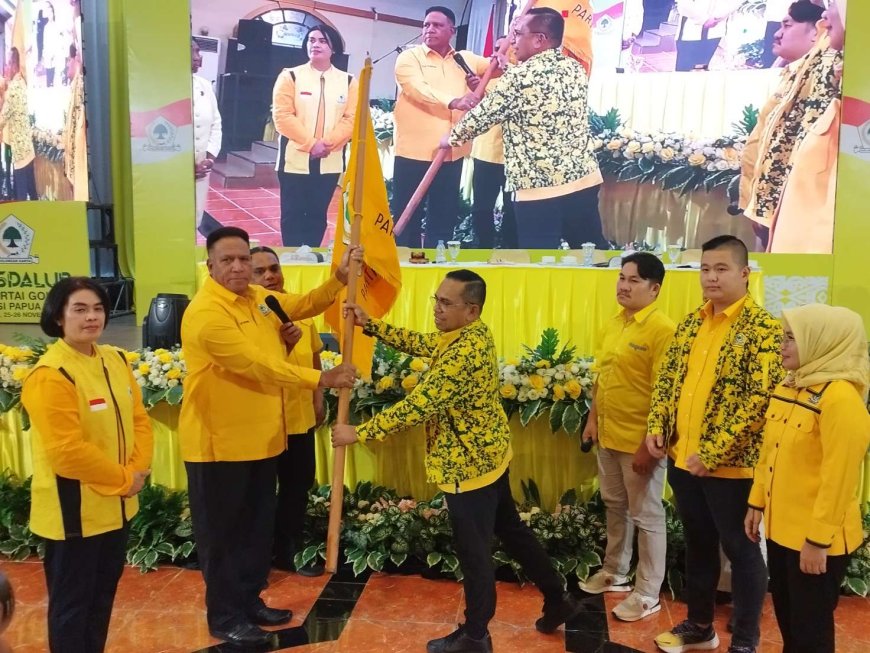 Aklamasi, Paulus Waterpauw Terpilih Jadi Ketua DPD Golkar Papua Barat