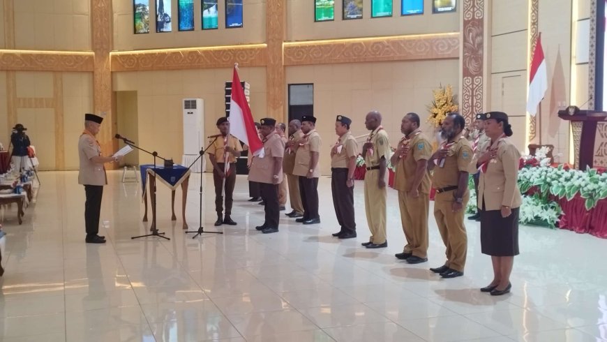 Ali Baham Temongmere Dilantik Sebagai Mabida Kwarda Gerakan Pramuka Papua Barat