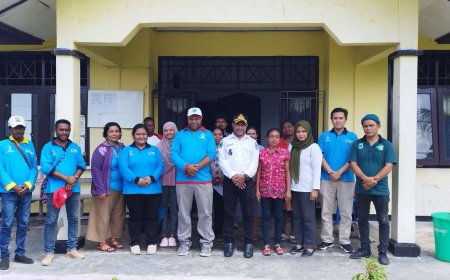 Dinkes Papua Barat Sosialisasi Cegah DBD di Kampung Manopi Distrik Wasior