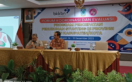 BKKBN Gelar Forum Koordinasi dan Evaluasi Program Penurunan Stunting