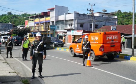 Tegakan Disiplin, Pomdam dan Satlantas Polresta Manokwari Gelar Razia Bersama