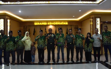 Pengurus Wilayah Muhammadiyah  Lakukan Audiensi Bersama Pangdam Kasuari
