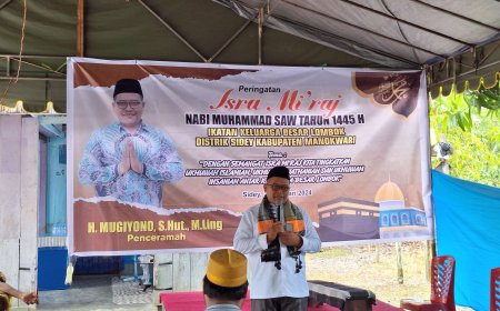 Safari Politik di Manokwari, Mugiyono Minta Doa Dan Dukungan ke Senayan