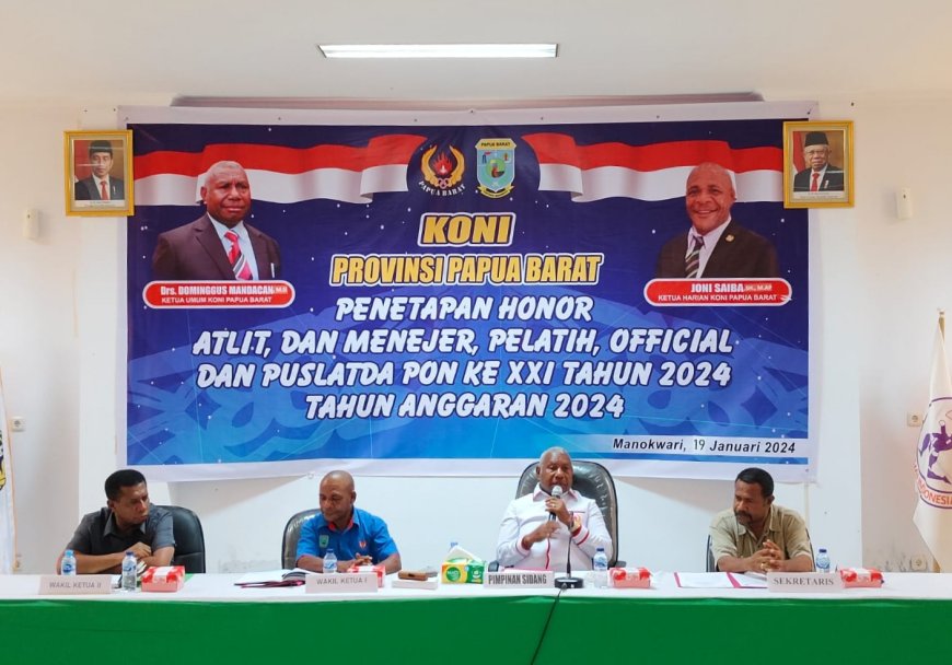 Persiapan PON 2024, Bulan Depan KONI Papua Barat Mulai Puslatda