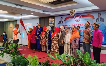 Lantik Pengurus DPD KKIG Papua Barat, Ketum DPP Ingatkan Segera Susun Program Bekerja