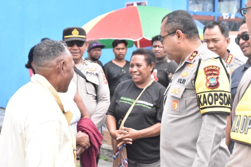Cek Pelaksanaan PSU, Kapolda Kunjungi Beberapa TPS di Manokwari