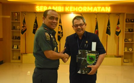 Ketua Pengadilan Tinggi Papua Barat Datangi Makodam