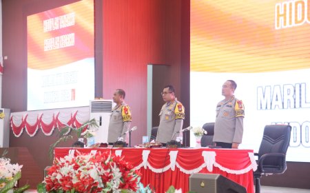 Kapolda Papua Barat Buka Anev Gelar Operasional Triwulan I T.A. 2024
