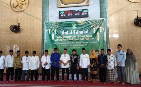 Keluarga Besar Yapis di Tanah Papua cabang Manokwari Gelar Halah Bihalal