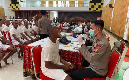 400 Casis Bintara Ikuti Pemeriksaan Kesehatan Tahap I