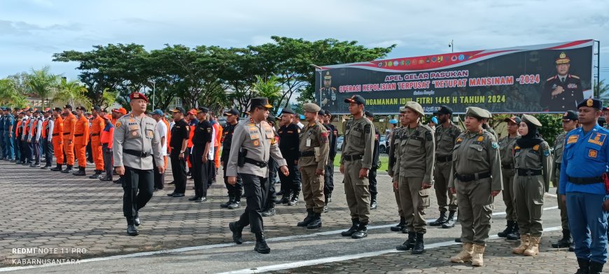 Operasi Ketupat Mansinam 2024 Polda Papua Barat Siagakan 1.161 Personil