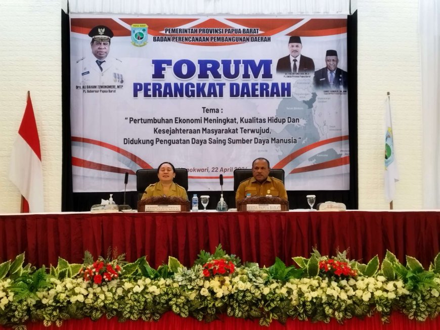 Forum Perangkat Daerah Bahas Prioritas Arah Pembangunan Papua Barat 2025