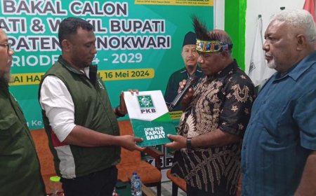 PKB Terima Pendaftaran Dominggus Rumadas Sebagai Bacabup Manokwari