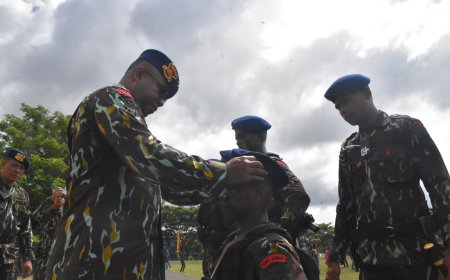 Pesan Kapolda Pada Pembaretan Bintara Remaja Satbrimobda Papua Barat