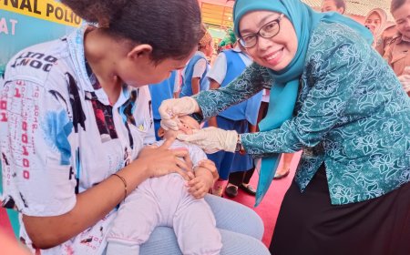Pemprov Papua Barat Canangkan Pekan Imunisasi Nasional Polio 2024