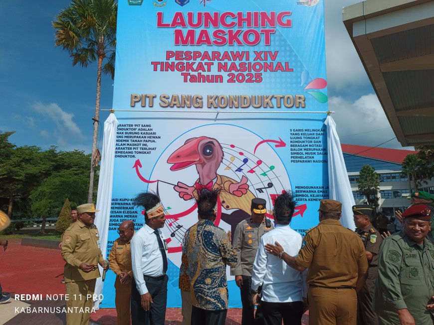 Pit Sang Konduktor Maskot Pesparawi Nasional XIV di Papua Barat