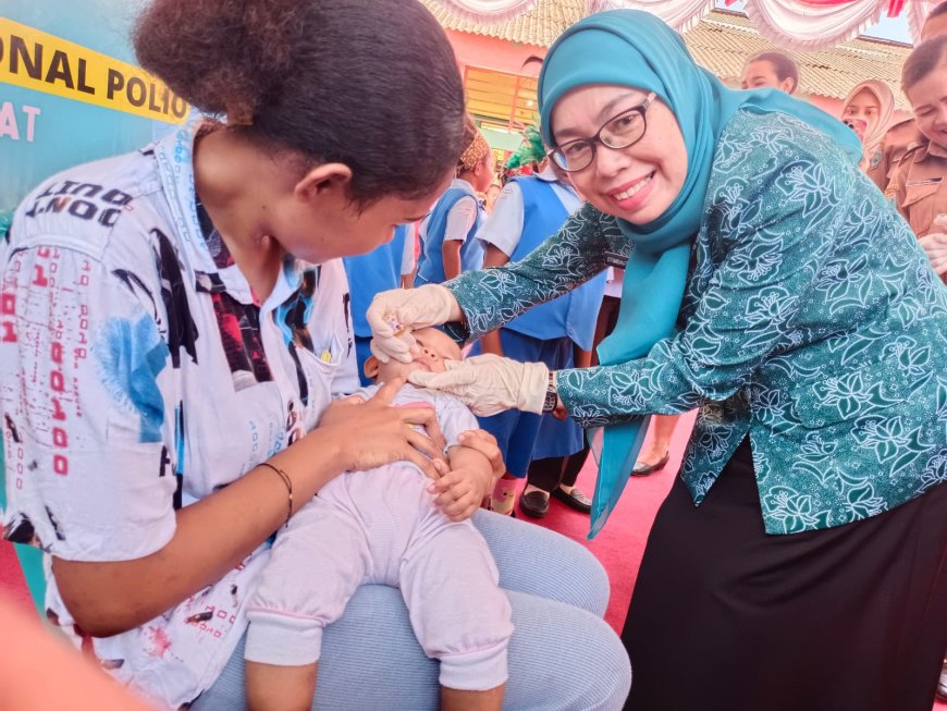 Pemprov Papua Barat Canangkan Pekan Imunisasi Nasional Polio 2024