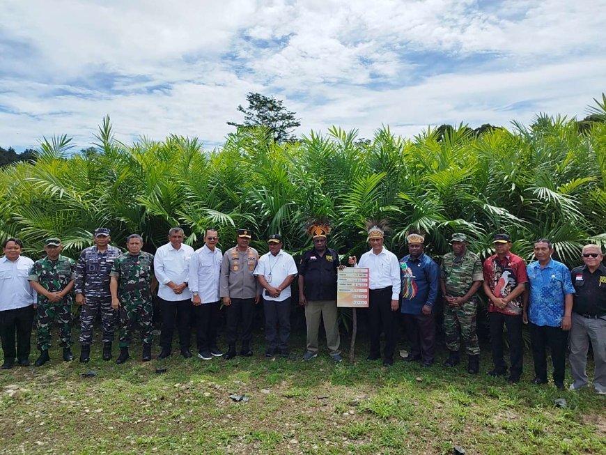 Kunjungi Pembibitan Kelapa Sawit Wasegi, Mentan Minta Tambah Luas Lahan Perkebunan