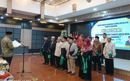 Lantik Dewan Hakim MTQ, Bupati Pesan Menilai Secara Obyektif