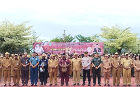 Pimpin Upacara Harlah Pancasila 2024, Ali Baham: Hanya Dengan Pancasila Kita Bisa Bersatu